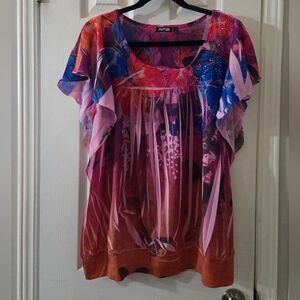 2x Apt 9 stretchy blouse